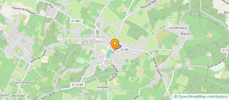 localisation de l'entreprise ROYERE  SAINT-CAPRAIS-DE-BORDEAUX