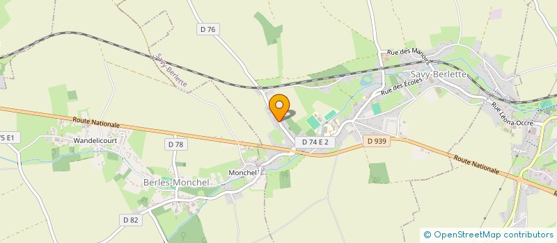 localisation de l'entreprise ROYEZ ET FILS  SAVY-BERLETTE