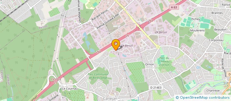 localisation de l'entreprise ROYNEL SOCIETE NOUVELLE  CANEJAN