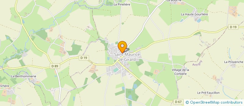 localisation de l'entreprise ROYO  SAINT-MAURICE-LE-GIRARD