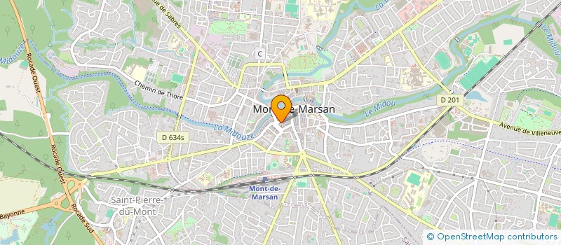 localisation de l'entreprise ROYO  MONT-DE-MARSAN