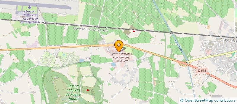 localisation de l'entreprise ROYO ALUMINIUM à VIAS