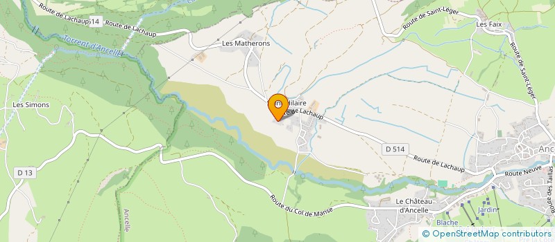 localisation de l'entreprise ROYSOURS à SAINT-MICHEL-DE-CHAILLOL