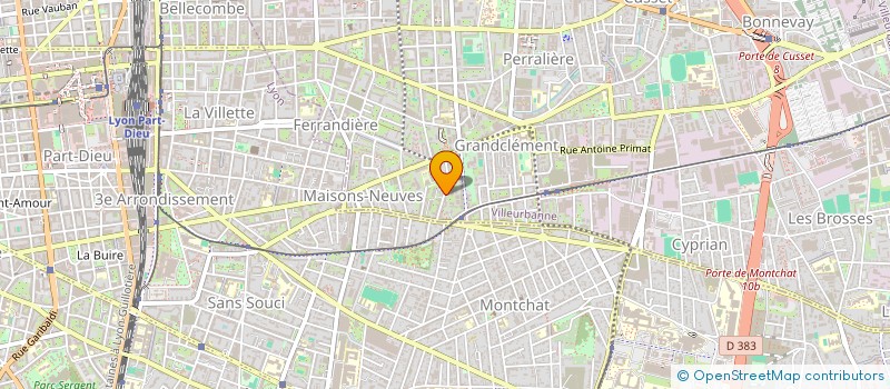 localisation de l'entreprise ROYTHER TRANS LOGISTIK  VILLEURBANNE