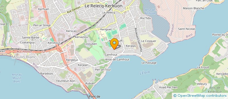 localisation de l'entreprise ROZ à MORLAIX