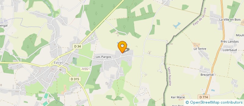 localisation de l'entreprise ROZ  FEREL