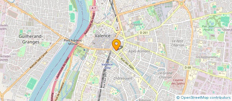 localisation de l'entreprise ROZ AND QUOT à VALENCE