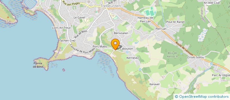 localisation de l'entreprise ROZ AR MOR à TREBEURDEN
