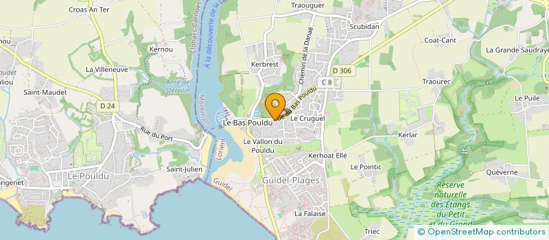 localisation de l'entreprise ROZ AVEL  GUIDEL