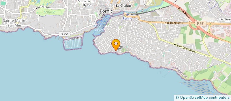 localisation de l'entreprise ROZ AVEL CONSEIL à PORNIC