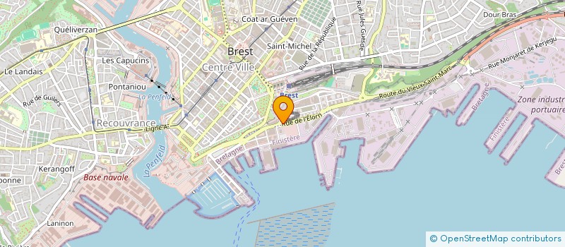 localisation de l'entreprise ROZ AVEL PATRIMOINE à BREST