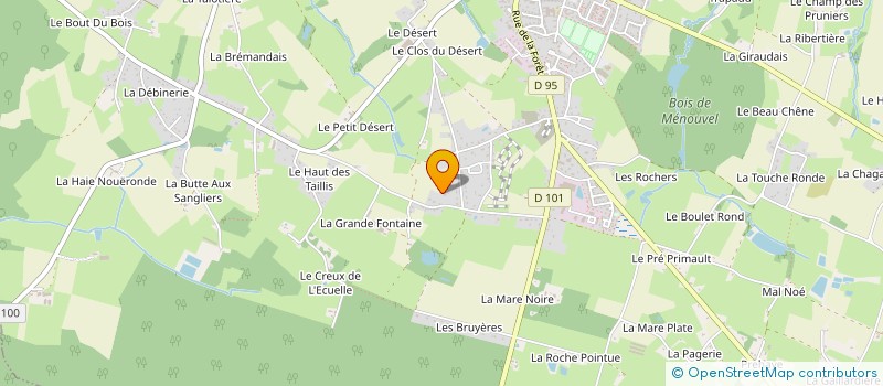 localisation de l'entreprise ROZ'BREIZH  LA BOUEXIERE