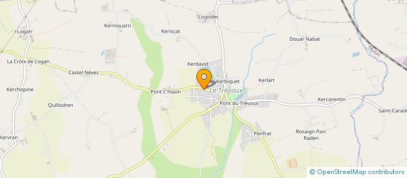 localisation de l'entreprise ROZ-CHAS LE TREVOUX  LE TREVOUX