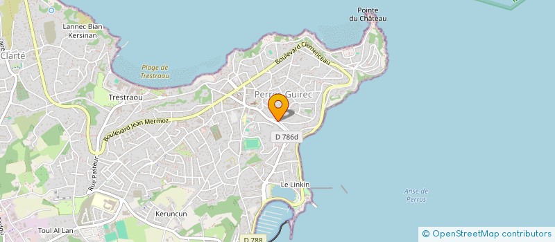 localisation de l'entreprise ROZ HABITAT à PERROS-GUIREC