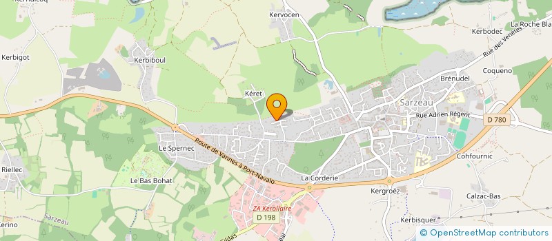 localisation de l'entreprise ROZ INVEST à VANNES