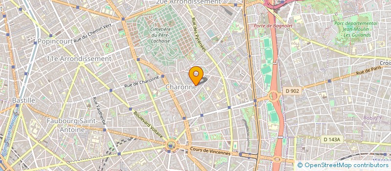 localisation de l'entreprise ROZA  PARIS