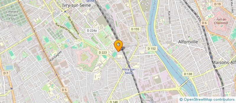 localisation de l'entreprise ROZA  VITRY-SUR-SEINE