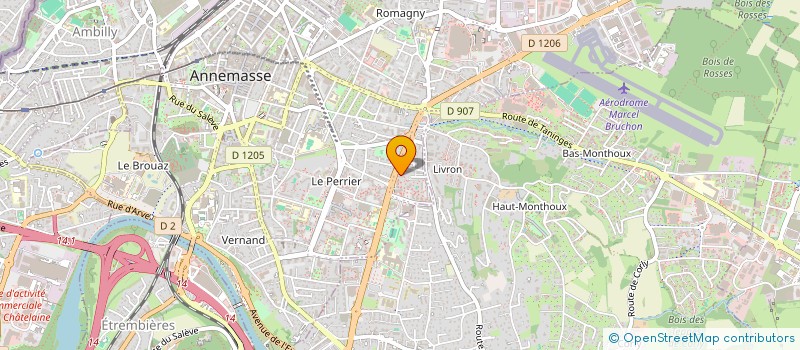 localisation de l'entreprise ROZA  ANNEMASSE