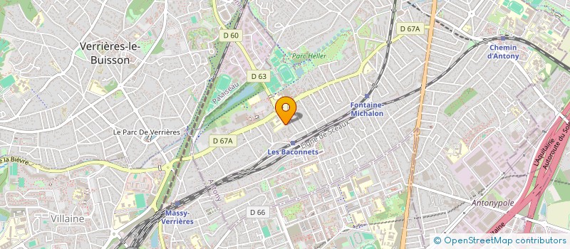 localisation de l'entreprise ROZA SERVICES à ANTONY