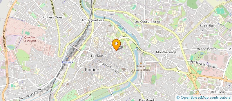 localisation de l'entreprise ROZALSKA - MONGET  POITIERS