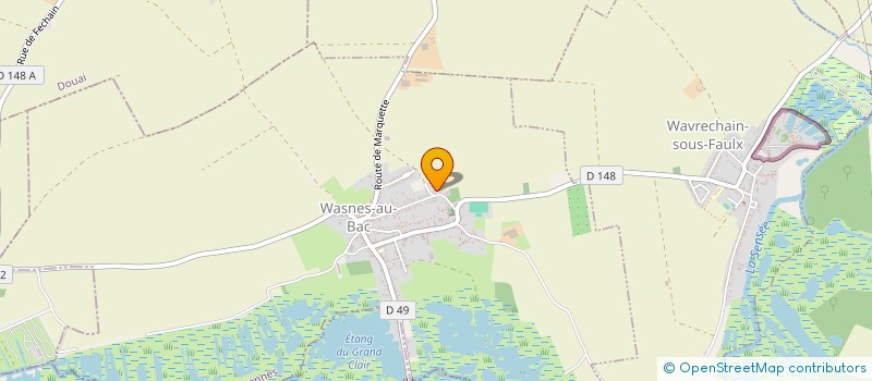localisation de l'entreprise ROZALYS à WASNES-AU-BAC