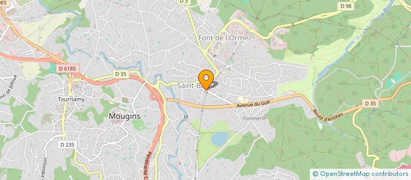 localisation de l'entreprise ROZAM CONSEIL à MOUGINS