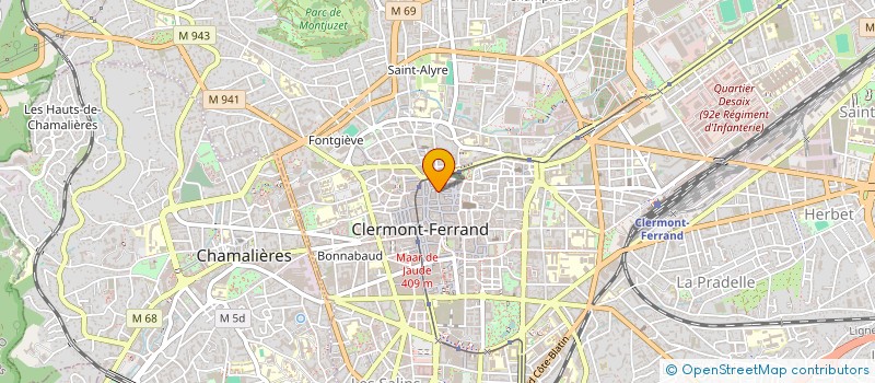 localisation de l'entreprise ROZANA BALLAINVILIERS  CLERMONT-FERRAND