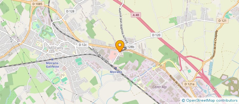 localisation de l'entreprise ROZAND OCCASION à MOIRANS