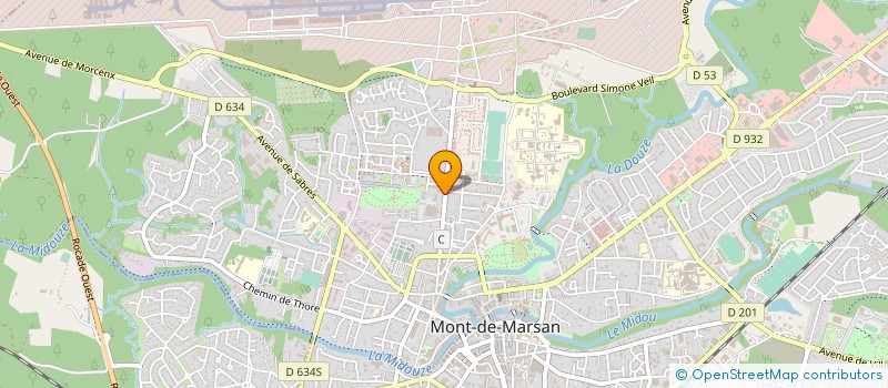 localisation de l'entreprise ROZANOFF 230 à MONT-DE-MARSAN