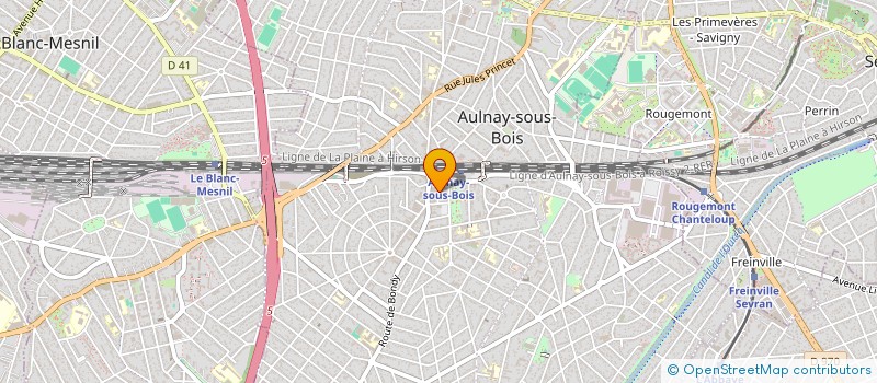 localisation de l'entreprise ROZARD à AULNAY-SOUS-BOIS
