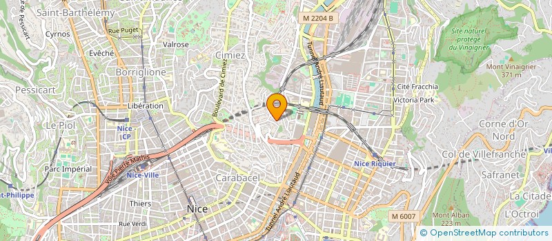 localisation de l'entreprise ROZAS à NICE