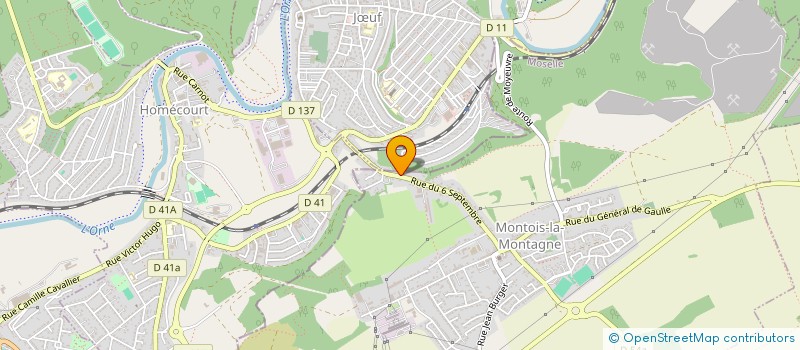 localisation de l'entreprise ROZAUTO à MONTOIS-LA-MONTAGNE