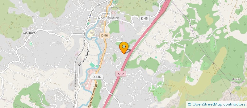 localisation de l'entreprise ROZAV  ROQUEVAIRE