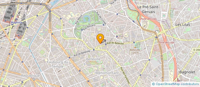 localisation de l'entreprise ROZE à PARIS