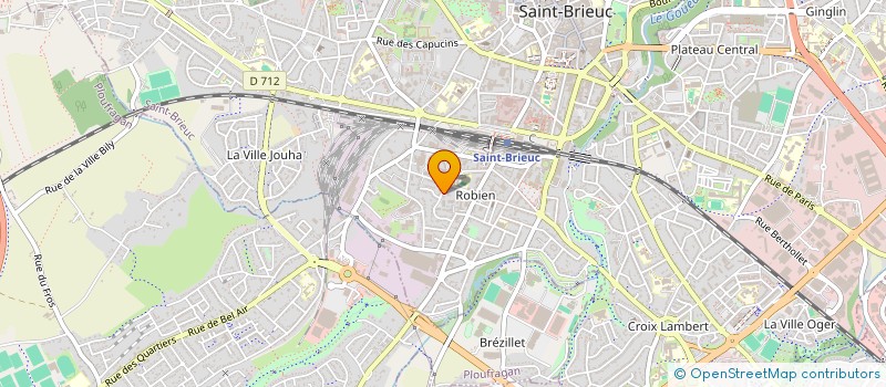 localisation de l'entreprise ROZE DISTRIBUTION à SAINT-BRIEUC