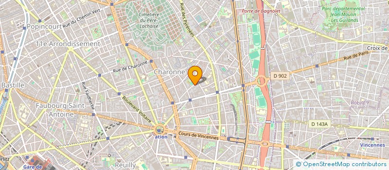 localisation de l'entreprise ROZE'N'BARB  PARIS