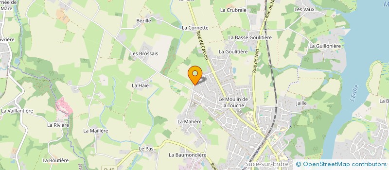 localisation de l'entreprise ROZEAL  SUCE-SUR-ERDRE