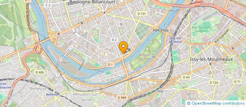 localisation de l'entreprise ROZEE à BOULOGNE-BILLANCOURT