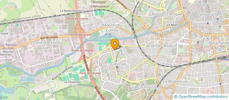 localisation de l'entreprise ROZEN AUTO 35  RENNES