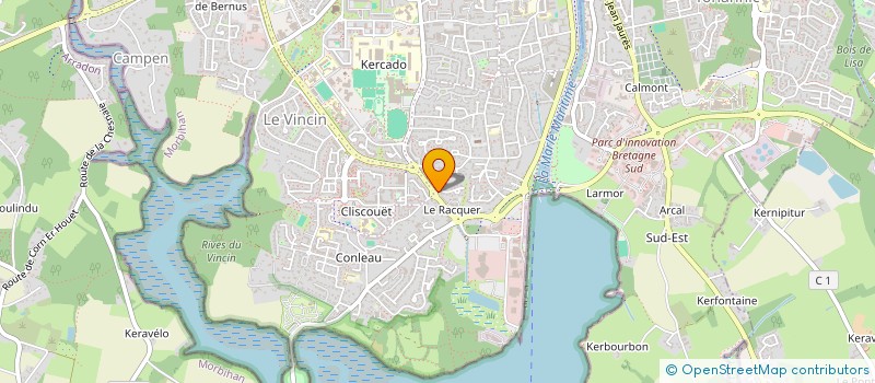 localisation de l'entreprise ROZEN DU PONT VERT à VANNES