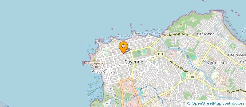 localisation de l'entreprise ROZENBERG AVOCAT  CAYENNE