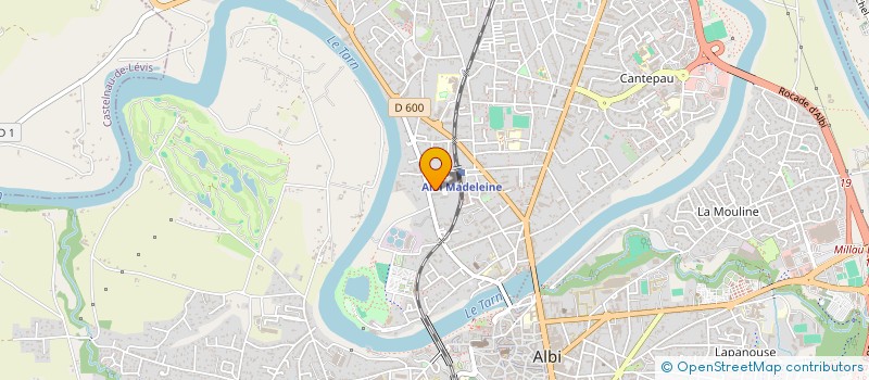 localisation de l'entreprise ROZENIMMO à ALBI