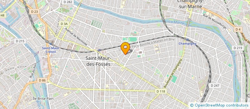 localisation de l'entreprise ROZENN à SAINT-MAUR-DES-FOSSES