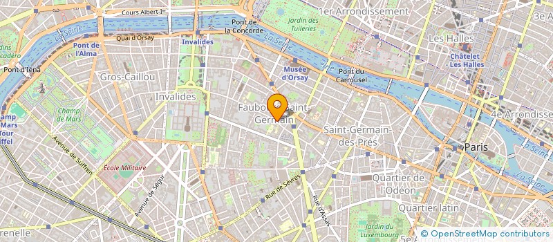 localisation de l'entreprise ROZIER  MALNATI ET CIE  PARIS