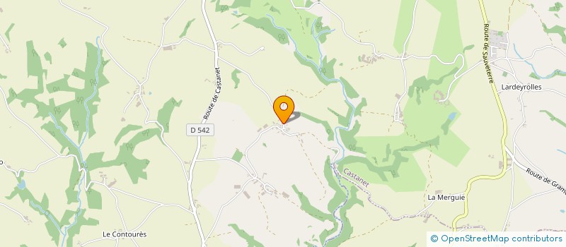 localisation de l'entreprise ROZIERES  CASTANET