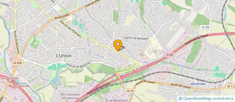 localisation de l'entreprise ROZIERES, BARDAJI-PROST, NOTAIRES ASSOCIES  L'UNION