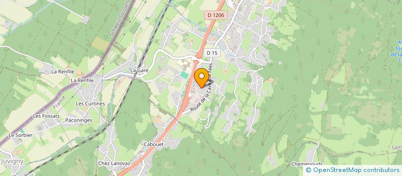 localisation de l'entreprise ROZNOL  SAINT-CERGUES