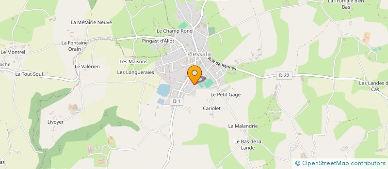 localisation de l'entreprise ROZO à LE MENE
