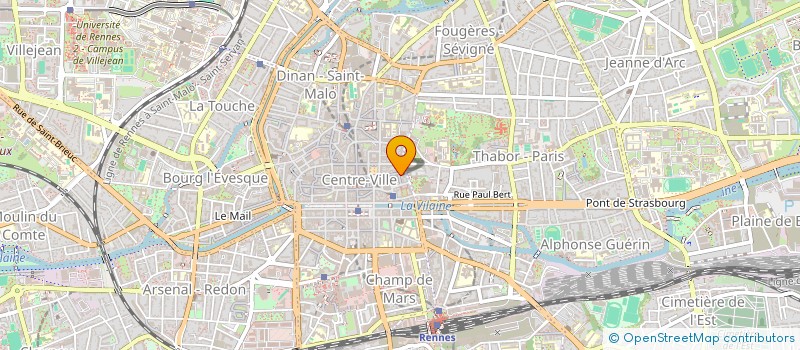 localisation de l'entreprise ROZO INVEST  RENNES