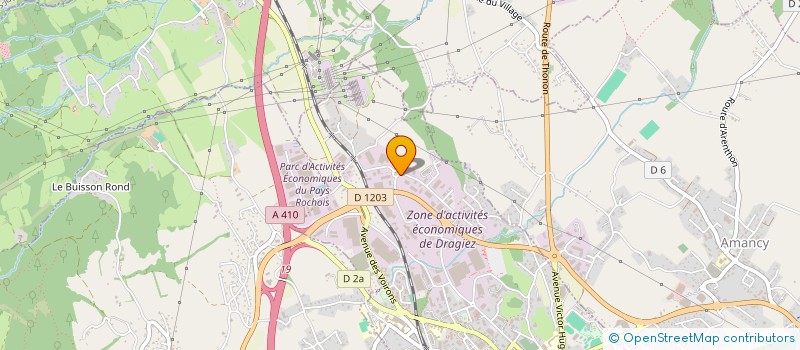 localisation de l'entreprise ROZOCO  LA ROCHE-SUR-FORON